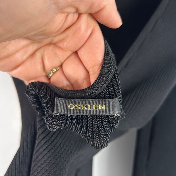 Osklen black ribbed long-sleeve bodysuit Medium - Picture 5 of 7